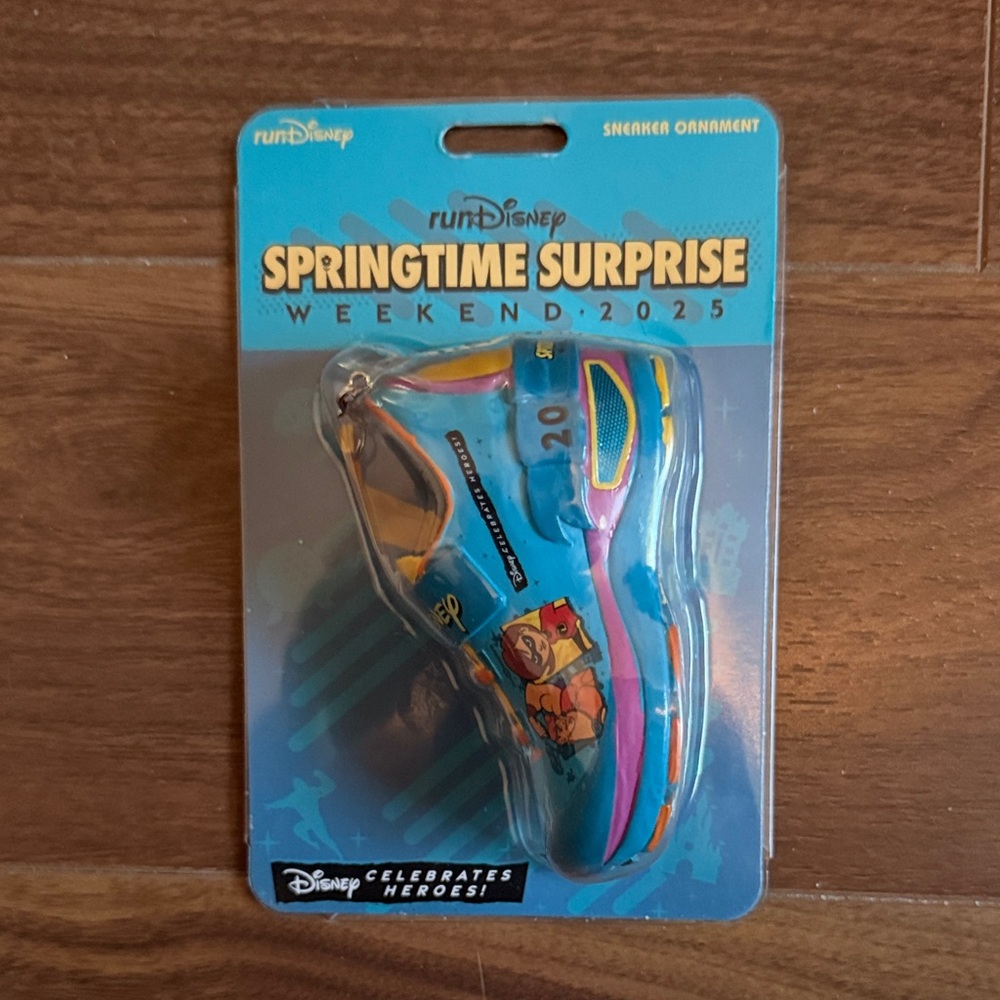 Disney Springtime Surprise Blue Sneaker Ornament
